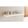 Norsk High Gloss Shelf 90cm - White 1 Norsk High Gloss Shelf 90cm - White -Quality Home Store 318118 white high gloss shelf large 2