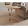 B&M Rubberwood Folding Table