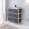 Spaceways 3 Drawer Canvas Unit 2 Spaceways 3 Drawer Canvas Unit -Quality Home Store 349041 addis pine canvas 3 drawers