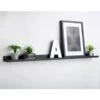 Lokken Picture Shelf 120cm - Black 2 Lokken Picture Shelf 120cm - Black -Quality Home Store 352941 lokken long floating shelf black