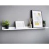 Lokken Picture Shelf 120cm - White -Quality Home Store 352941 lokken long floating shelf white