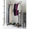 B&M Extendable Double Garment Rail 2 B&M Extendable Double Garment Rail -Quality Home Store 355446 2 tier extendable garment rail