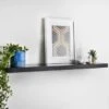 Lokken Floating Shelf 100cm - Black -Quality Home Store 356243 lokken black floating shelf 100cm