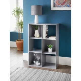 Lokken 6 Cube Shelving Unit - Grey 3 Lokken 6 Cube Shelving Unit - Grey