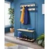 B&M Michigan Coat Rack With Shoe Storage -Quality Home Store 374532 michigan coat rack with shoe storage