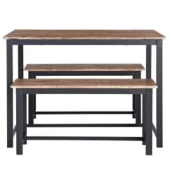 B&M Coberg Bench Dining Set 3pc -Quality Home Store 377371 coberg 3 piece dining set 2