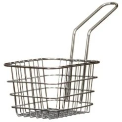 B&M Wire Serving Basket - Chrome -Quality Home Store 319593 Wire Serving Basket 2