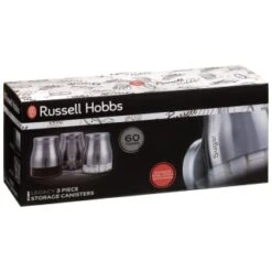 Russell Hobbs Legacy Tea - Coffee - Sugar Set 3pc 18 Russell Hobbs Legacy Tea - Coffee - Sugar Set 3pc -Quality Home Store 324968 russell hobbs tea coffee sugar silver