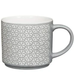 B&M Jumbo Embossed Stacking Mugs 4pk -Quality Home Store 329369 Jumbo Embossed Stacking Mugs Set of 4 3