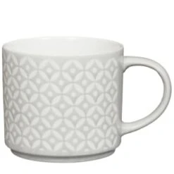 B&M Jumbo Embossed Stacking Mugs 4pk -Quality Home Store 329369 Jumbo Embossed Stacking Mugs Set of 4 4