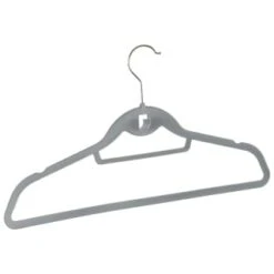 B&M Pure Velvet Hangers 8pk - Grey 7 B&M Pure Velvet Hangers 8pk - Grey -Quality Home Store 333534 8pk velvet hangers grey 2