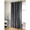 B&M Charcoal Jasmine Sparkle Velvet Eyelet Curtains 66 X 90" -Quality Home Store 335342 335343 335345 335346 335347 asmine sparkle velvet curtain with eyelets charcoal