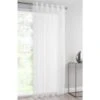 Amber Textured Voile 55 X 90" - White