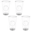 B&M Heart Glasses 4pk 2 B&M Heart Glasses 4pk -Quality Home Store 356238 set of 4 hert embossed glasses group