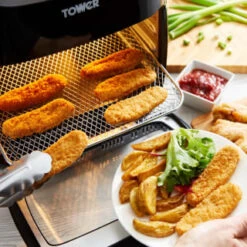 Tower 5-in-1 Air Fryer Oven 11L -Quality Home Store 357961 tower 5 in 1 air fryer oven 11l 8