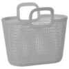 B&M Knit Handy Storage Basket - Light Grey -Quality Home Store 358289 knit handy basket light grey