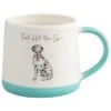 B&M Animal Slogan Mug - Dalmatian -Quality Home Store 363042 animal slogan printed mug with colour handle that hit the spot