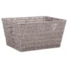 B&M Vannes Heart Cut Out Wicker Basket - Grey 1 B&M Vannes Heart Cut Out Wicker Basket - Grey -Quality Home Store 366019 heart cut out wicker basket grey