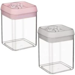 B&M Vacuum Storage Container 1.7L - Grey -Quality Home Store 368008 368010 vacuum storage 1 7l main