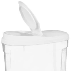 B&M Cereal Storage Container Set 2pk - White -Quality Home Store 368613 cereal storage set 2 pk white 4