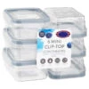 B&M Clip Top Mini Food Containers 6pk - Grey -Quality Home Store 369680 6pk mini clip top containers grey