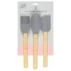 B&M Betty Winters Silicone Utensils 3pk - Grey -Quality Home Store 369972 3pk betty winters silicone utensils basting brush spoon and spatula grey