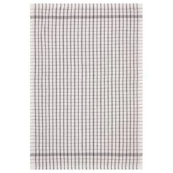B&M Grey Check Tea Towels 3pk -Quality Home Store 380305 3pk check tea towels grey 3