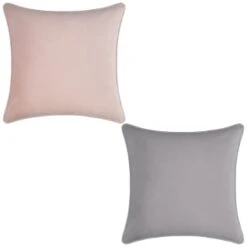 Supersoft Velvet Cushion Covers 2pk - Blush 8 Supersoft Velvet Cushion Covers 2pk - Blush -Quality Home Store 380355 380356 velvet cushion covers group 2 1