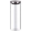 B&M Large Glass Cannister With Stainless Steel Lid 2 B&M Large Glass Cannister With Stainless Steel Lid -Quality Home Store 380548 glass cannister large 2