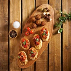 B&M Island Paradise Mango Wood Serve Board -Quality Home Store 380568 mango wood serving board