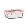 B&M Pink Glass Food Container - Small 1 B&M Pink Glass Food Container - Small -Quality Home Store 380661 glass food container pink small 2