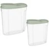 B&M Cereal Storage Container Set 2pk - Sage