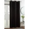 B&M Kent Woven Blackout Panel 54 X 86" - Black 2 B&M Kent Woven Blackout Panel 54 X 86" - Black -Quality Home Store 380868 kent blackout woven panel black