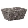 B&M Syros Mini Wicker Basket - Grey -Quality Home Store 381906 syros mini basket grey