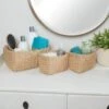 Samos Set Of 3 Storage Rope Baskets 3pk - Natural -Quality Home Store 381909 samos set of 3 rope baskets natural