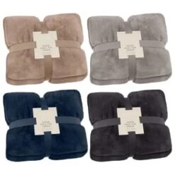 Heritage Collection Aspen Faux Fur Throw - Navy -Quality Home Store 383178 383180 383182 383183 aspen throw group 3