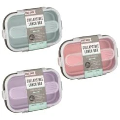 B&M Collapsible Lunch Box - Sage 12 B&M Collapsible Lunch Box - Sage -Quality Home Store 383522 collapsible lunch box group