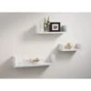 Lokken Set Of 3 Shelves - White 1 Lokken Set Of 3 Shelves - White -Quality Home Store 383893 lokken set of 3 shelves white