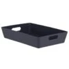 Soho Storage Tray 15 X 35 X 26cm - Graphite -Quality Home Store 384322 soho size f box graphite 8x35x26cm1