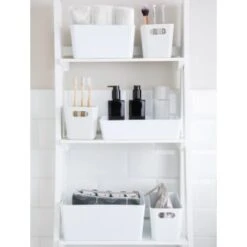 Soho Storage Tray 6 X 25.5 X 17cm - White -Quality Home Store 384323 384402 384407 384416 soho box white group1 1