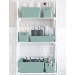 Soho Storage Tub 10 X 30 X 10cm - Sage -Quality Home Store 384326 384406 384419 soho box sage group1