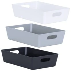 Soho Storage Tray 6 X 25.5 X 17cm - White -Quality Home Store 384407 soho size d box 6x25 5x17cm group