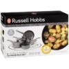 Russell Hobbs Metallic Marble Pan Set 5pc -Quality Home Store 384627 russel hobbs metalic marble 5 piece pan set