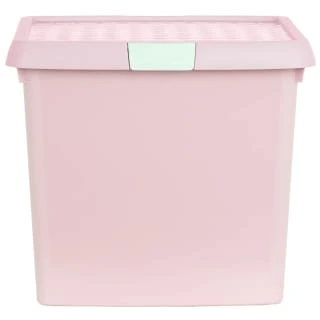B&M Waffle Clip Box Storage Cube 14L - Dusty Pink 3 B&M Waffle Clip Box Storage Cube 14L - Dusty Pink