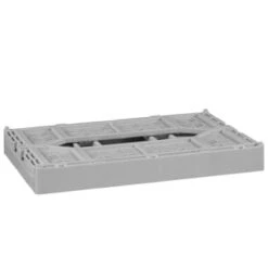 Midi Stacking Fold Flat Crate 30.6 X 20.5 X 12.6cm - Grey -Quality Home Store 384970 home essentials midi stacking fold flat crate grey 3