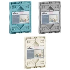 Mini Stacking Fold Flat Crate 22.2 X 15 X 8.7cm - Teal -Quality Home Store 384980 384981 384982 home essebtials mini stacking fold flat crate main 2 1