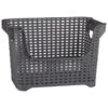 Rattan Stacking Caddy -Quality Home Store 384999 rattan nestable caddy grey