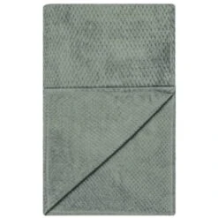 B&M Waffle Throw - Sage -Quality Home Store 388813 waffle throw sage 3