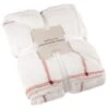 B&M Winston Check Sherpa Throw - White -Quality Home Store 388854 winston check throw with sherpa