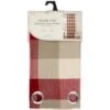 B&M Highland Woven Check Panel 54 X 86" - Red 1 B&M Highland Woven Check Panel 54 X 86" - Red -Quality Home Store 388872 highland red check panel